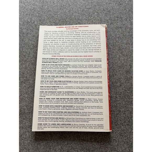 Home Guide to Plumbing, Heating & Air Conditioning Popular Science Skill Book - Picture 2 of 3